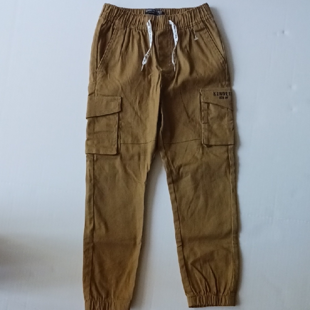 NWOT Kenneth Cole New York Brown Cargo Joggers for Kids